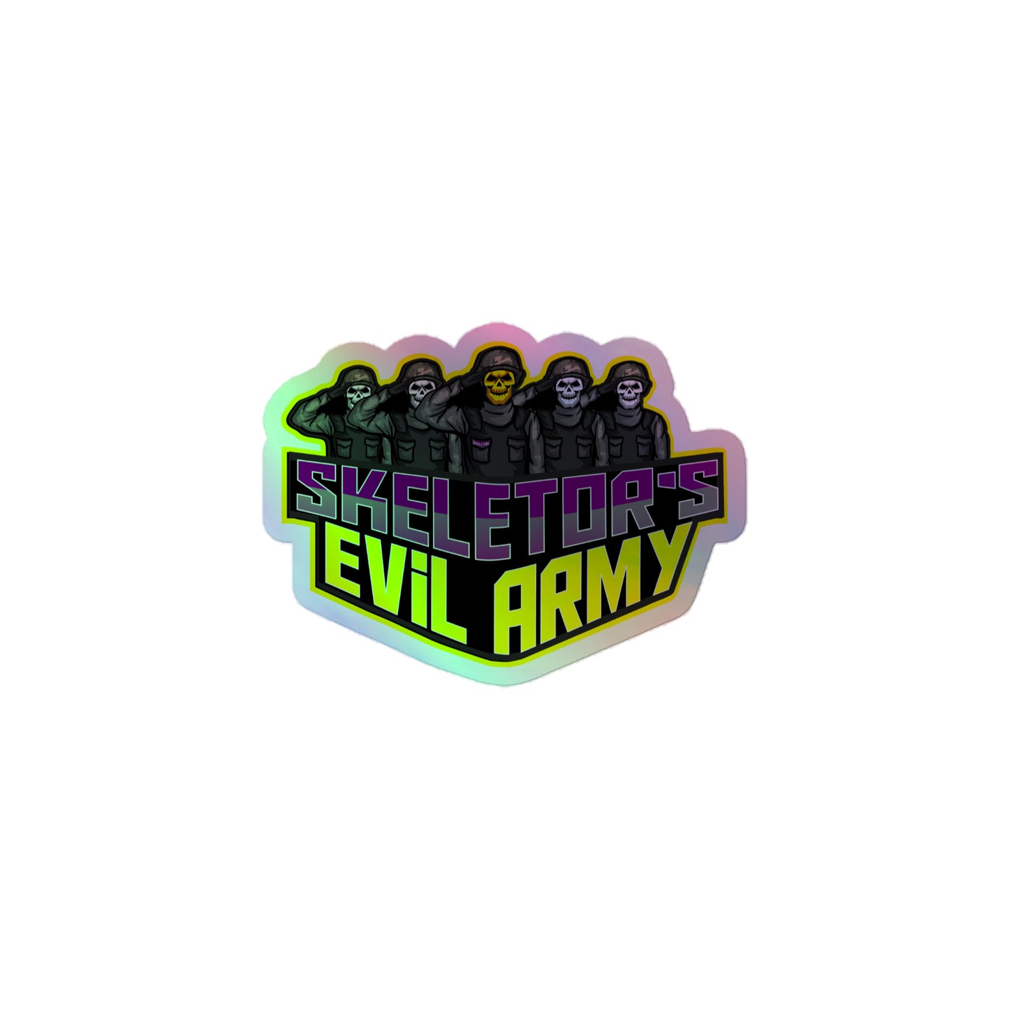 Skeletor's Evil Army Holographic Sticker