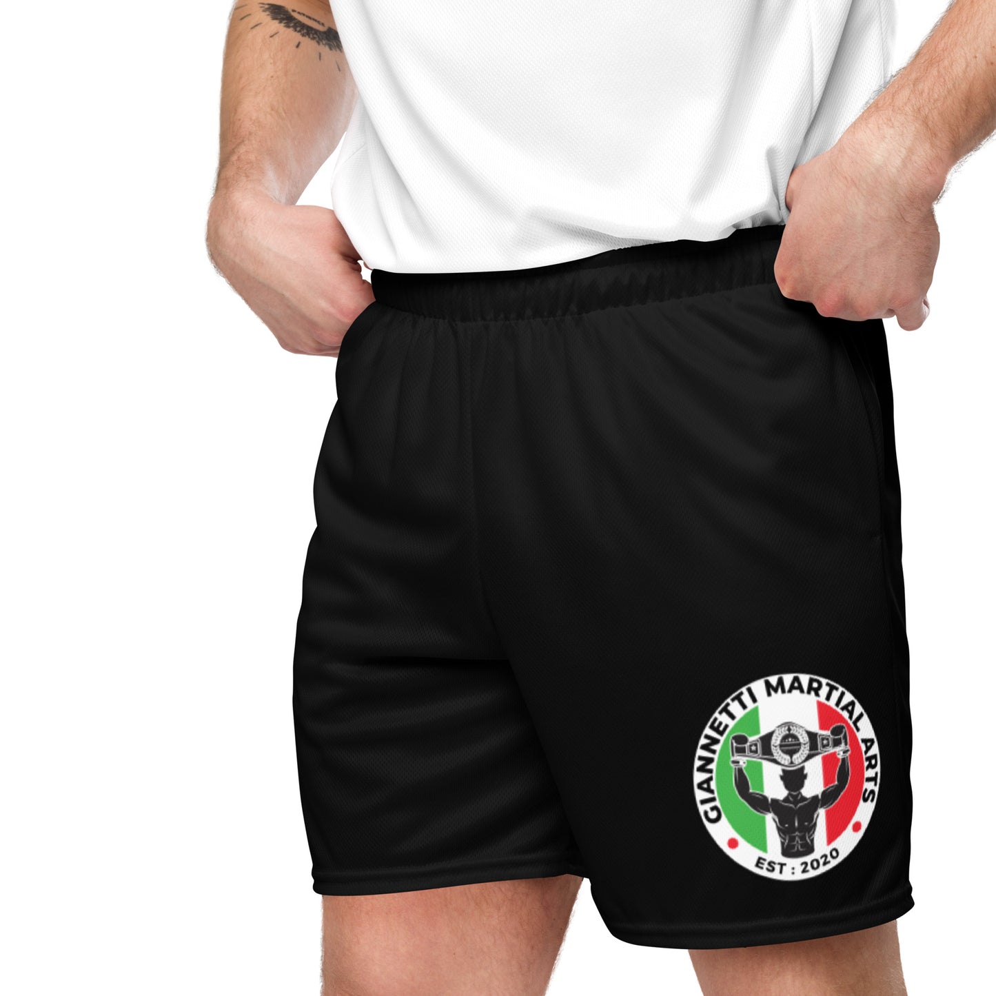 Giannetti Martial Arts Unisex mesh shorts