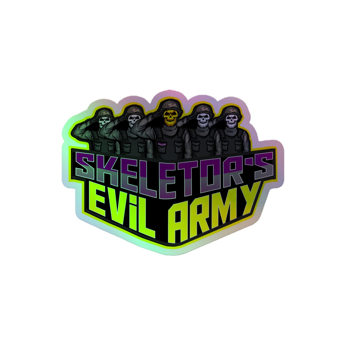 Skeletor's Evil Army Holographic Sticker