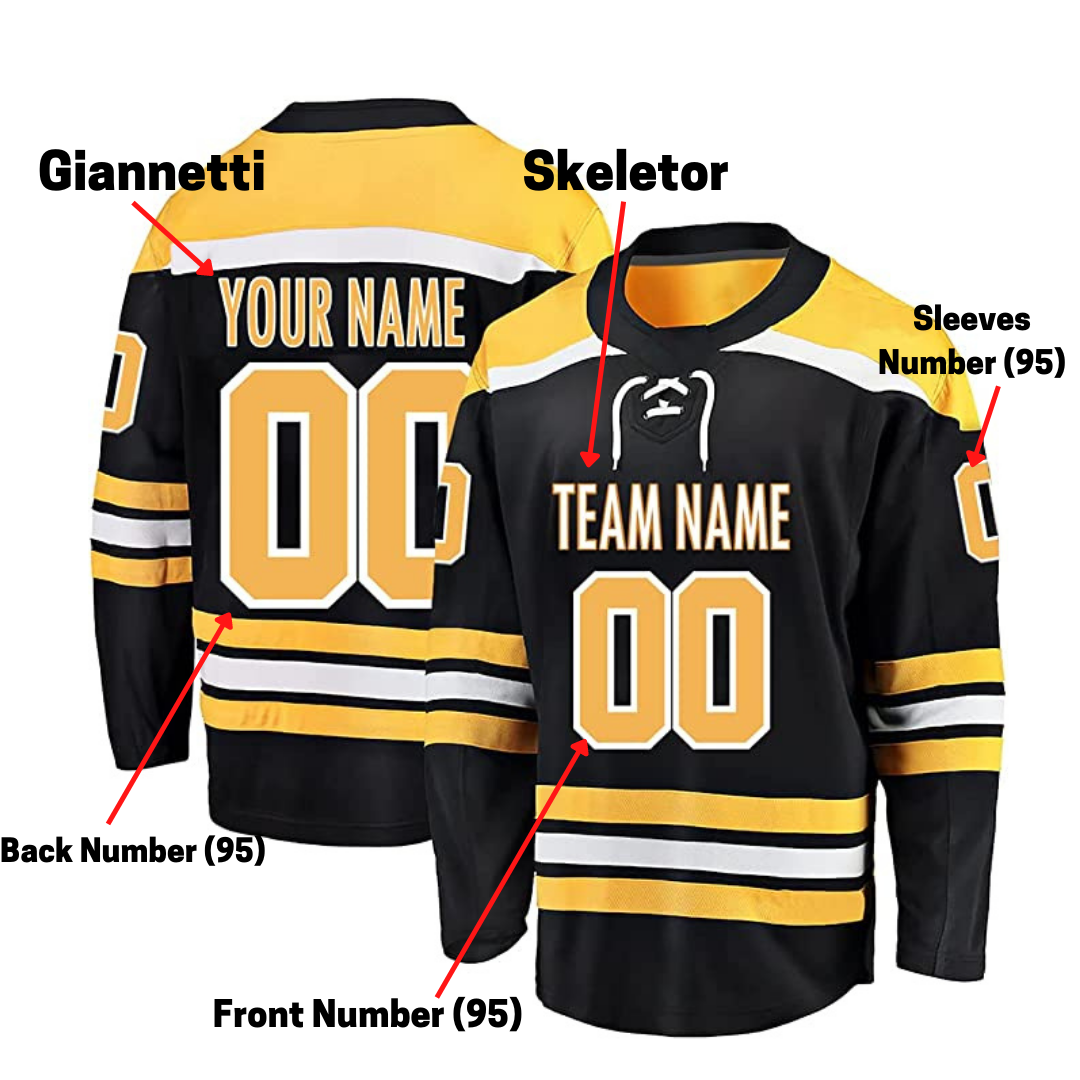 Limited Edition Boston X Skeletor Ice Hockey Jersey
